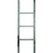 Ekena Millwork 15"W x 48"H x 3 1/2"D Vintage Farmhouse 3 Rung Ladder, Barnwood Decor Collection, Driftwood Blue DECR015X048X04LDRBU - alternate 5